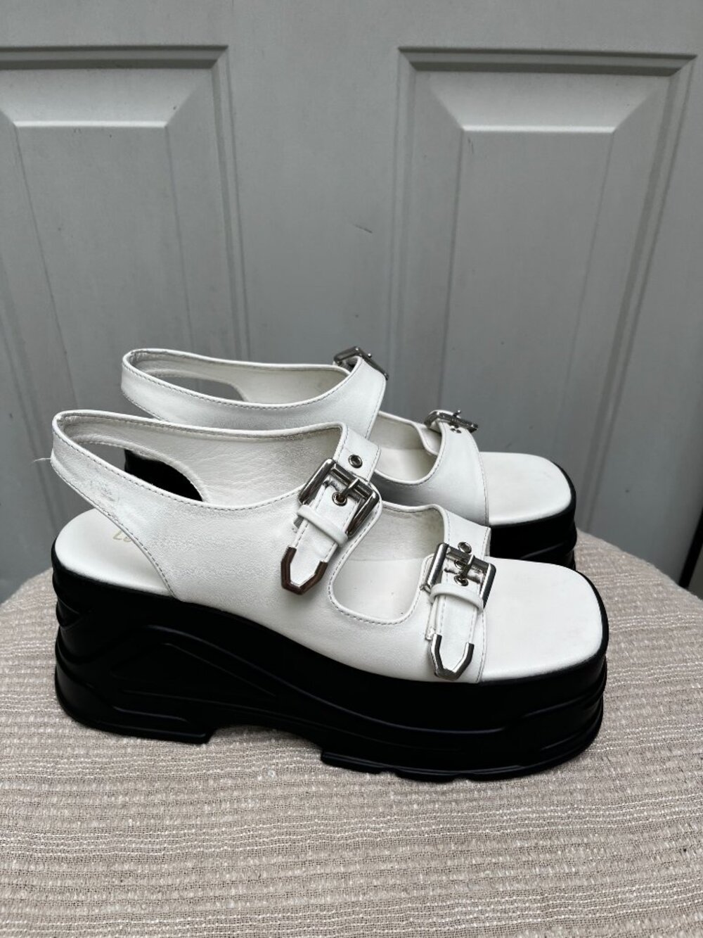 Lemonade Vegan Leather Platform Sandals